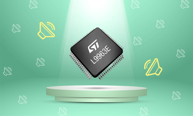 شرکت ST از تولید تراشه جدید L9963E خبر می دهد.