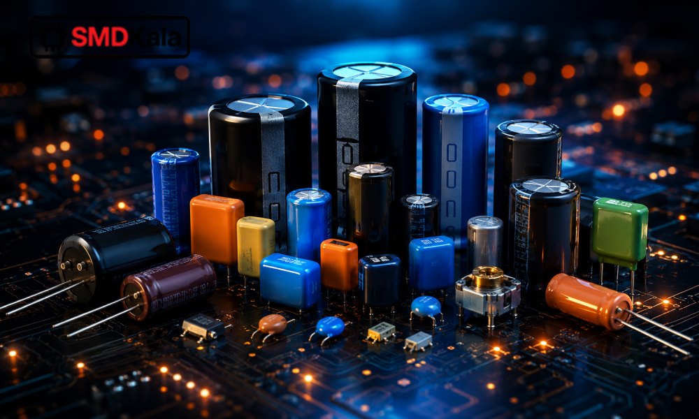 خازن چیست؟ بررسی انواع خازن، نحوه عملکرد، کاربردها و روش انتخاب خازن چیست؟ بررسی انواع خازن، نحوه عملکرد، کاربردها و روش انتخاب