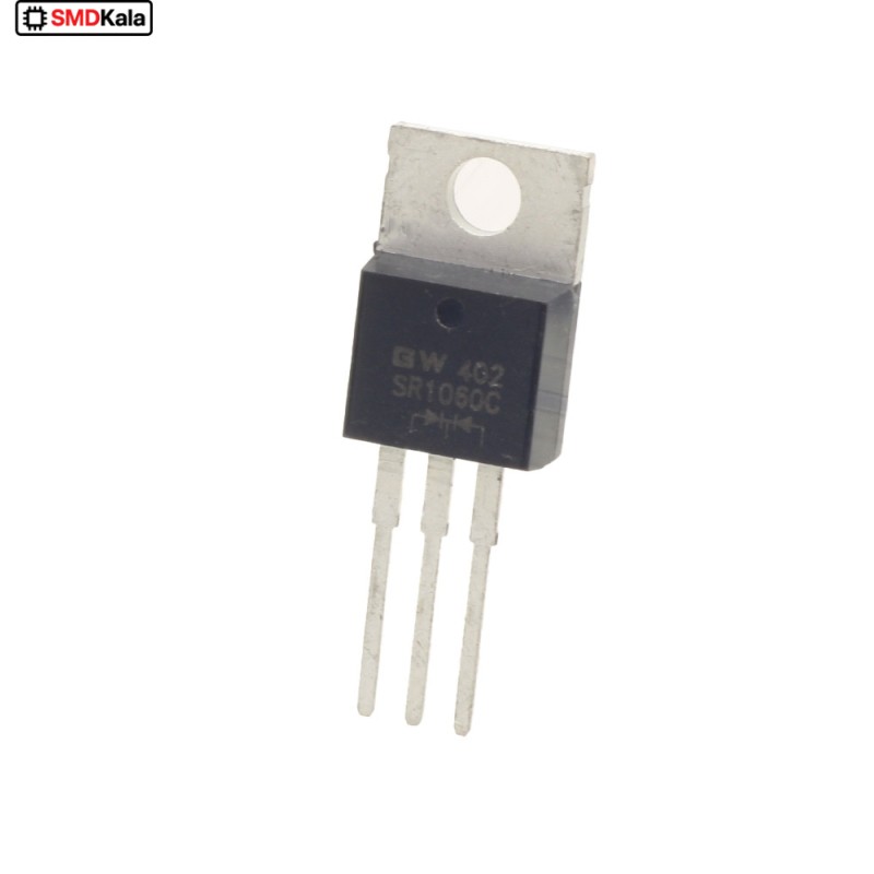 دوبل دیود شاتکی SR1060C 10A-60V پکیج TO-220