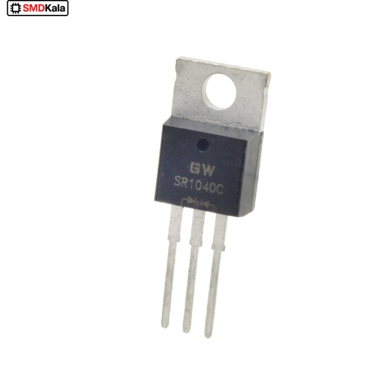 دوبل دیود شاتکی SR1040C 10A-40V پکیج TO-220
