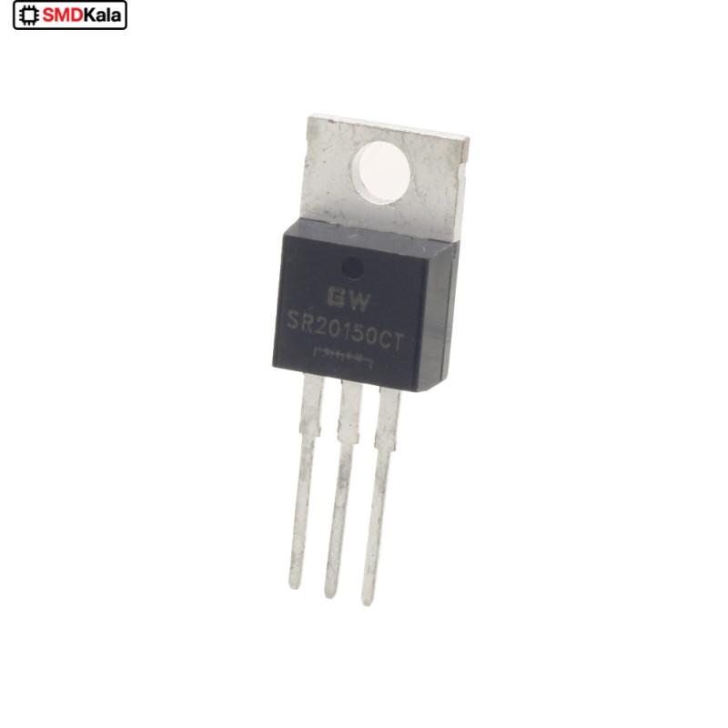 دوبل دیود شاتکی SR20150CT 20A-150V پکیج TO-220