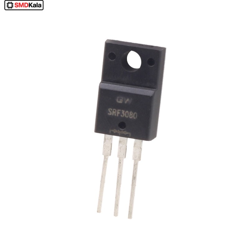 دوبل دیود شاتکی SRF3080 80V-30A پکیج TO-220FP