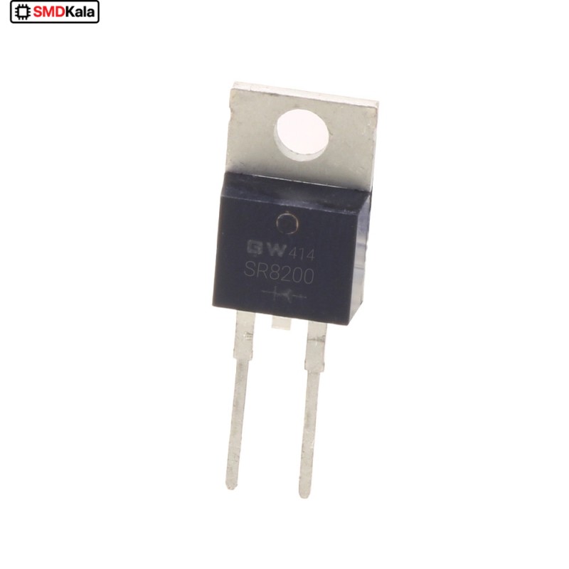 دیود شاتکی SR8200 200V-8A پکیج TO-220A