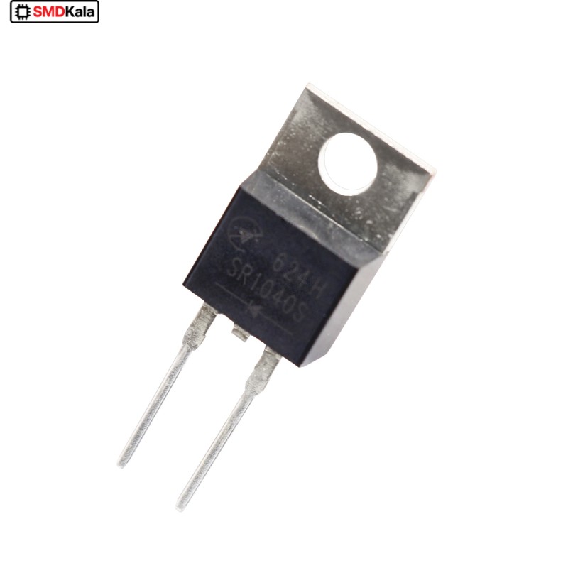 دیود شاتکی SR1040S 10A-40V پکیج TO-220A