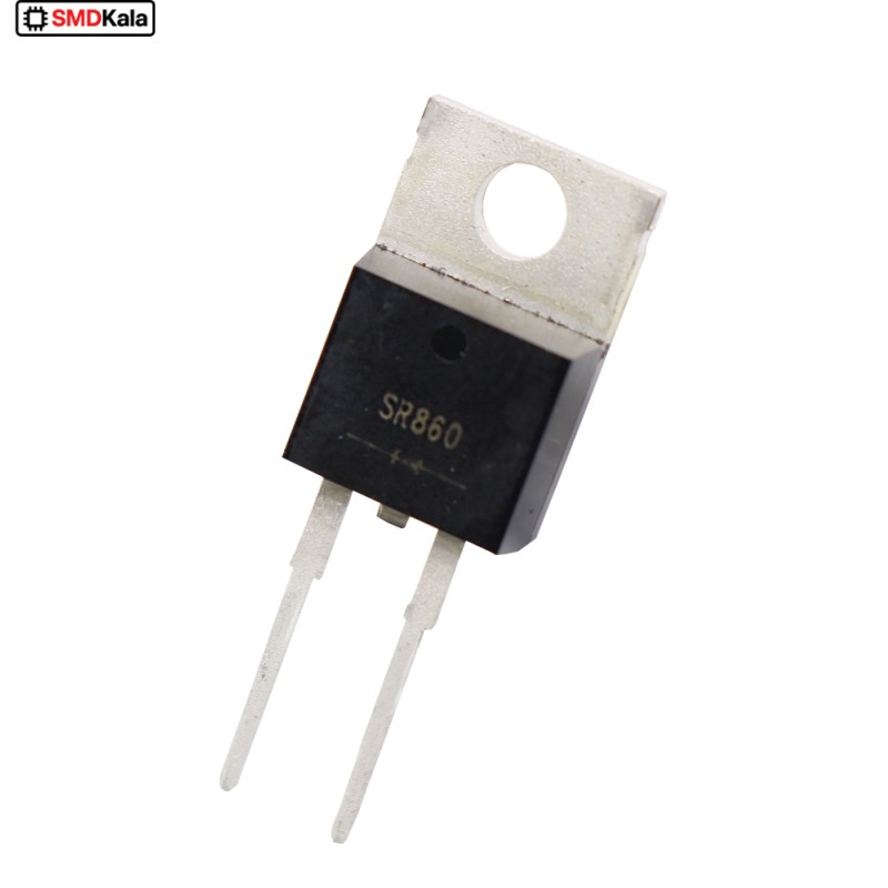 دیود شاتکی SR860 8A-60V پکیج TO-220A