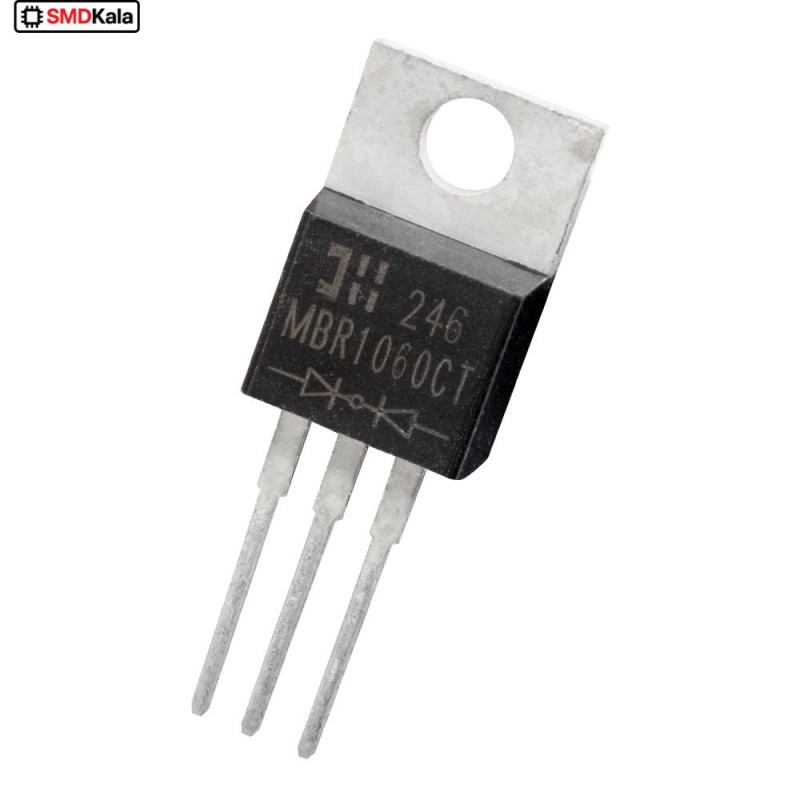 دوبل دیود شاتکی MBR1060CT  پکیج TO-220