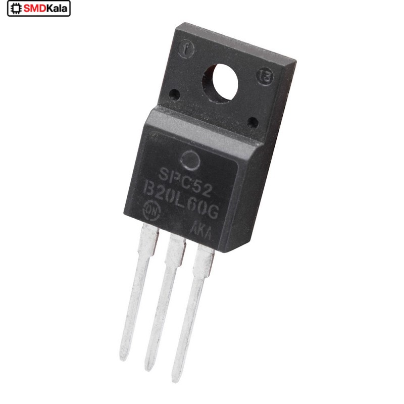 دیود شاتکی B20L60G 20A-60V پکیج TO-220FP