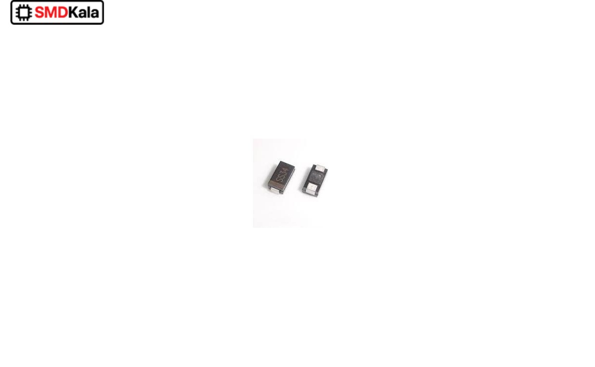 دیود شاتکی SS34 5822 SMD پکیج SMA رول - بسته 2000 تایی