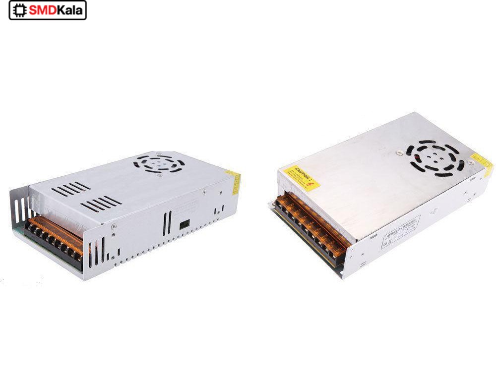 تغذیه سوئیچینگ فلزی 24 ولت 10 آمپر 24v-10A فن دار