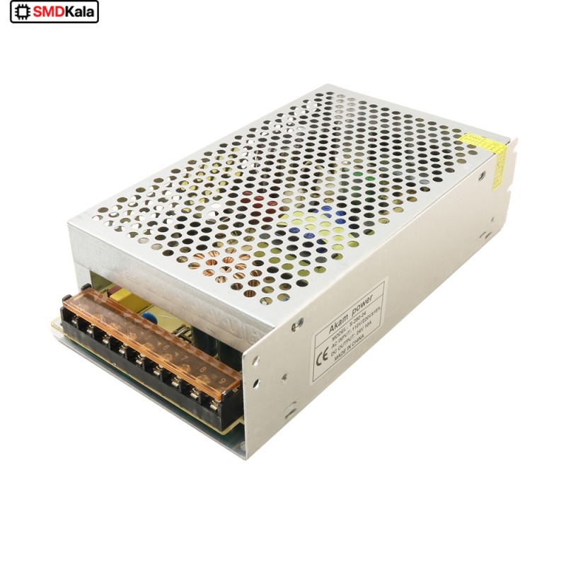 تغذیه سوئیچینگ فلزی 24 ولت 10 آمپر 24v-10A