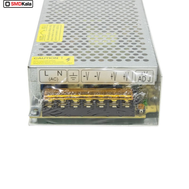 تغذیه سوئیچینگ فلزی 12 ولت 10 آمپر 12v-10A مارک TESLA