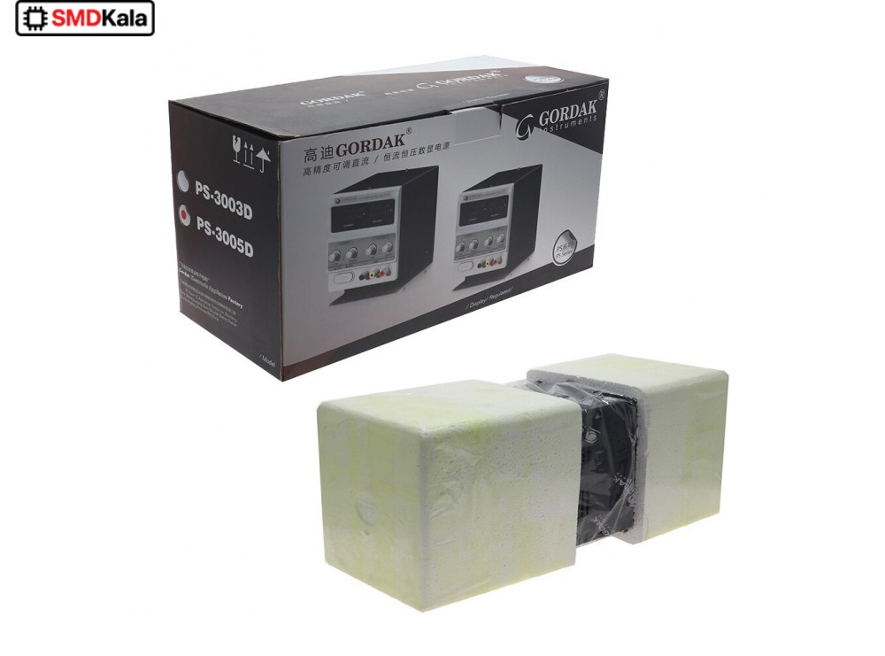 منبع تغذیه دیجیتال 0 تا 30 ولت 5 آمپر GORDAK مدل PS-3005D