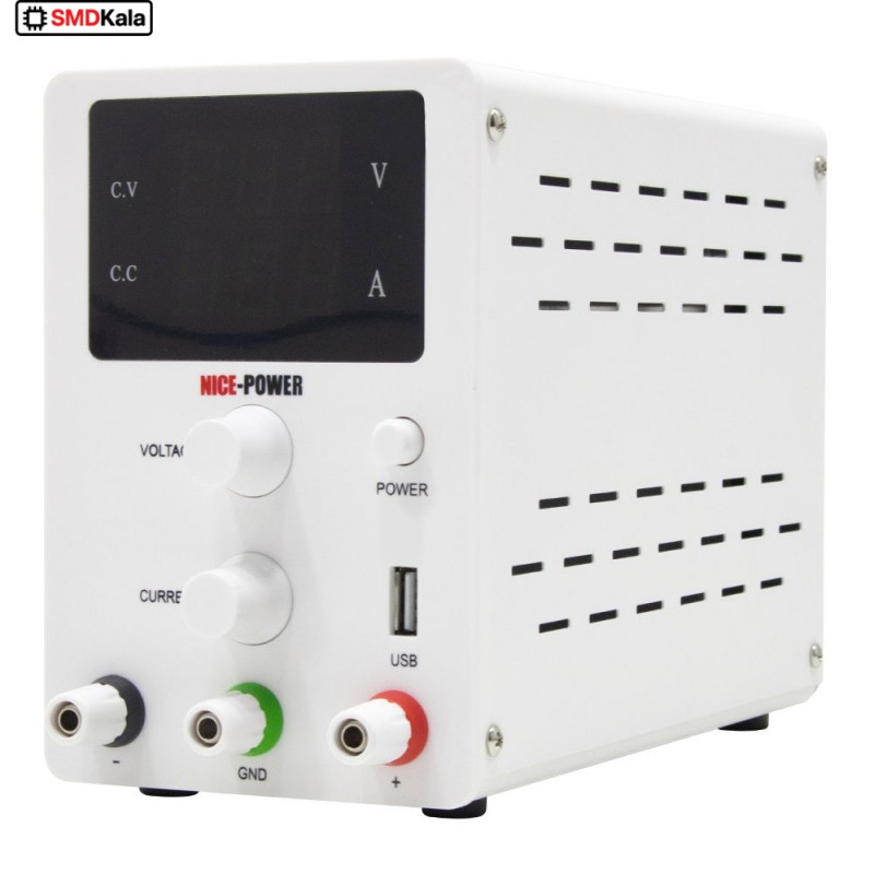 منبع تغذیه دیجیتال 0 تا 30 ولت 10 آمپر NICE-POWER مدل R-SPS3010