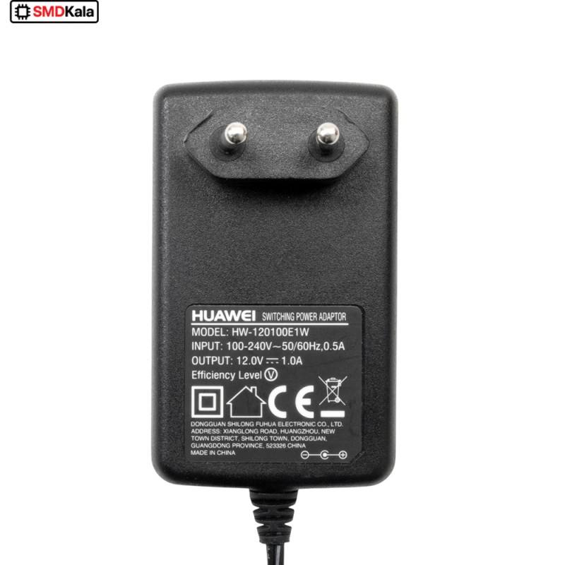 آداپتور 12 ولت 1 آمپر دیواری 12V-1A مارک HUAWEI