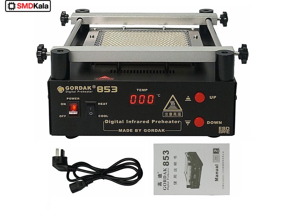پری هیتر دیجیتال IR رومیزی GORDAK 853