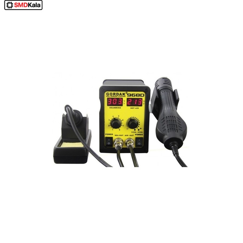هیتر دو کاره دیجیتال قابل حمل مدل GORDAK 968D