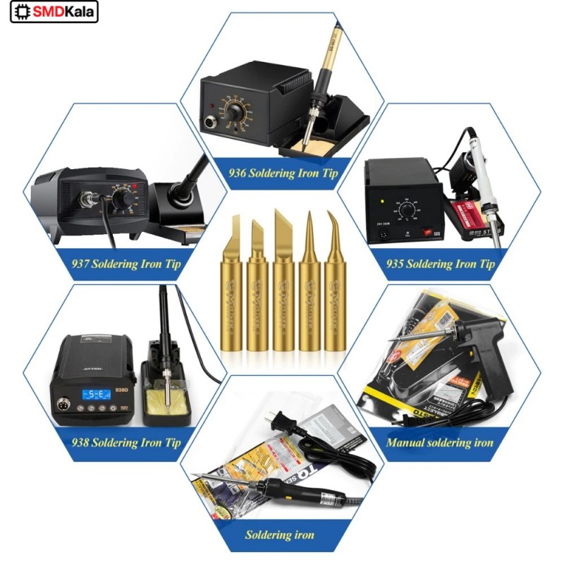 سرهویه سوزنی SMD مخصوص هیتر Mechanic طلایی مدل 900M-T-I