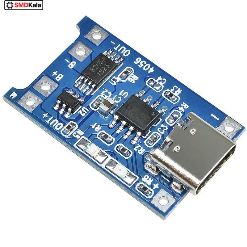ماژول شارژ باتری لیتیومی مدل TP-4056TYPEC