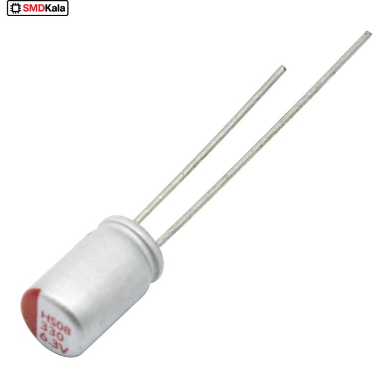 خازن جامد - سالید 330uF / 6.3V ژاپنی