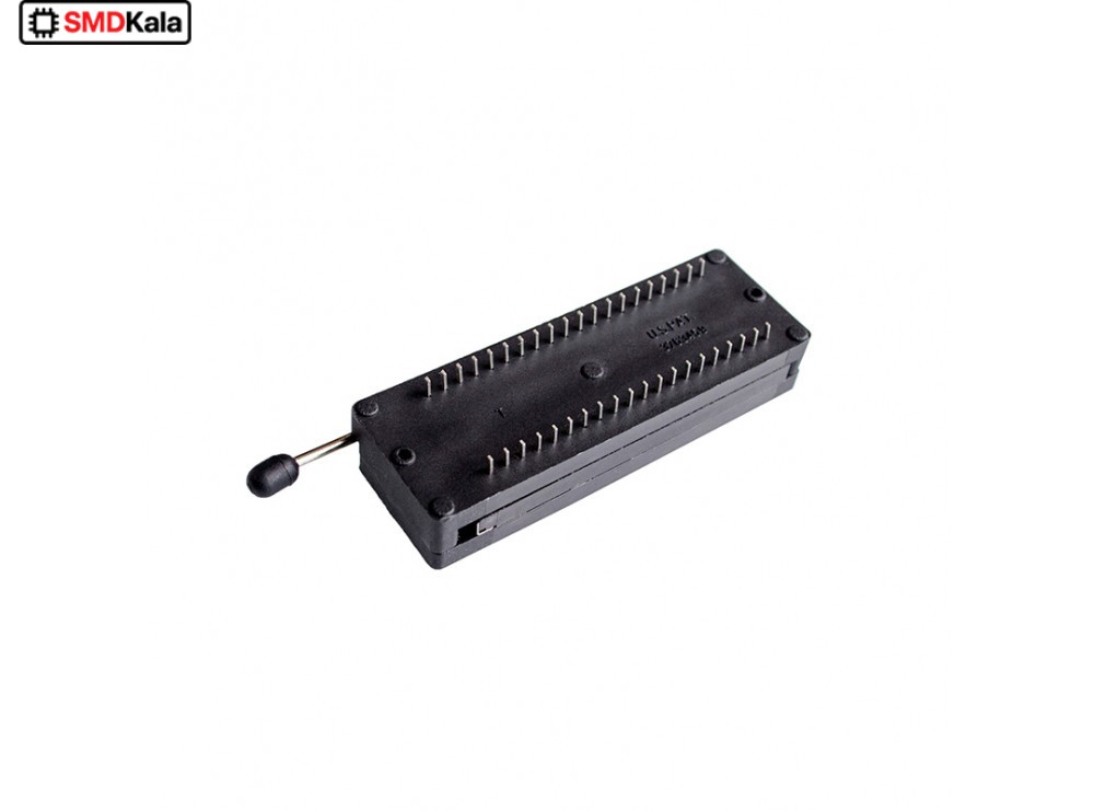 ZIF Socket 40 pin وسط باریک مشکی ZIF Socket 40 pin وسط باریک مشکی