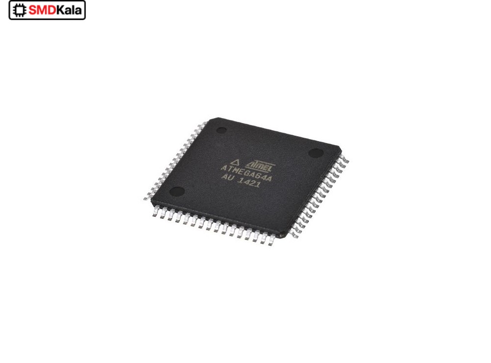 میکروکنترلرATMEGA64A-AU پکیج SMD TQFP-64
