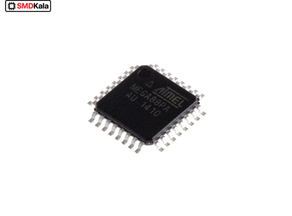 میکروکنترلر ATMEGA88PA-AU پکیج SMD TQFP-32