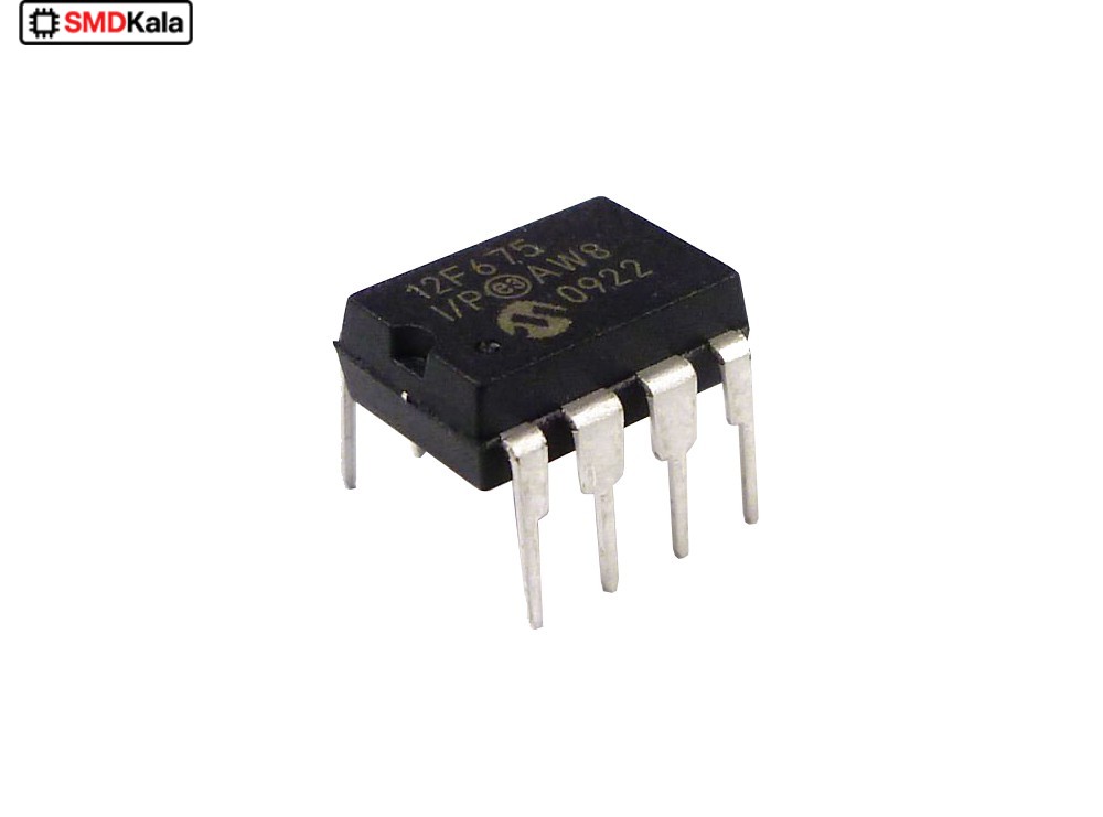 میکروکنترلر PIC12F675-I/P پکیج DIP