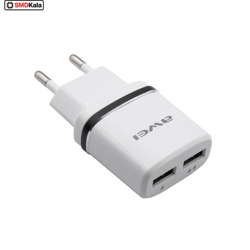 شارژر 5 ولت 2.1A آوی AWEI با دو خروجی USB مدل C-930