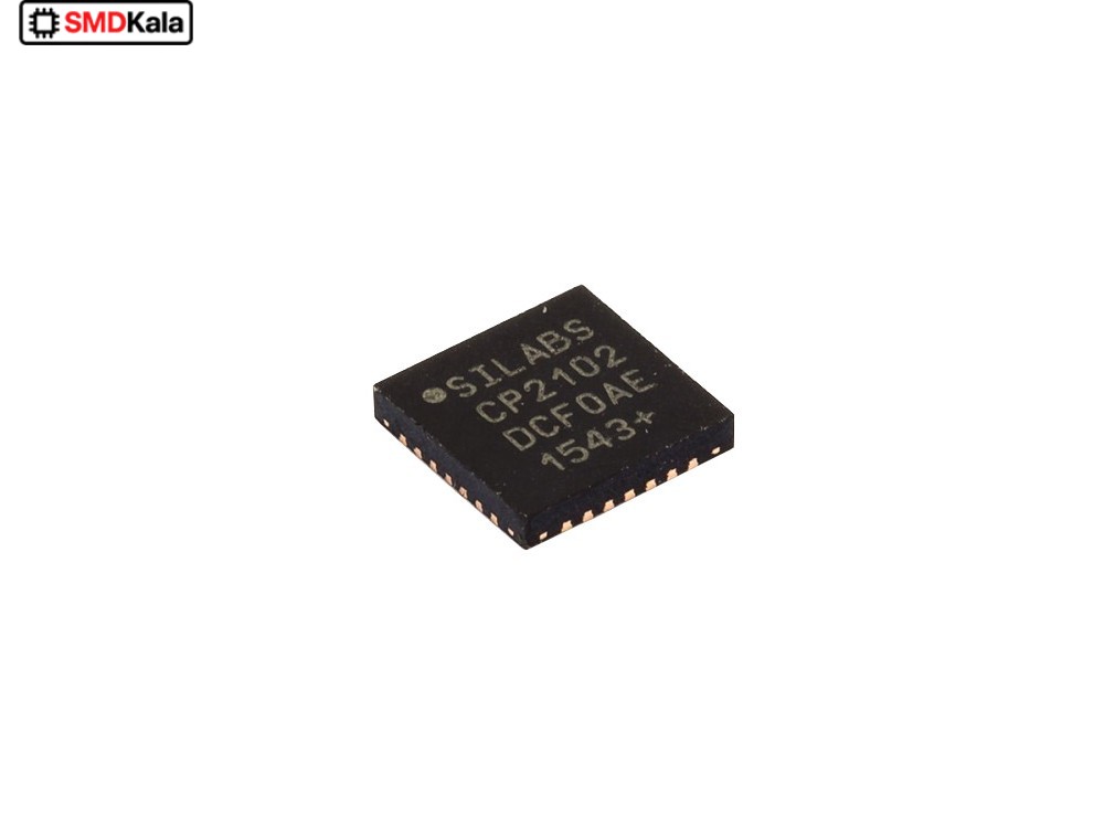 تراشه مبدل USB به سریال CP2102 پکیج QFN-28