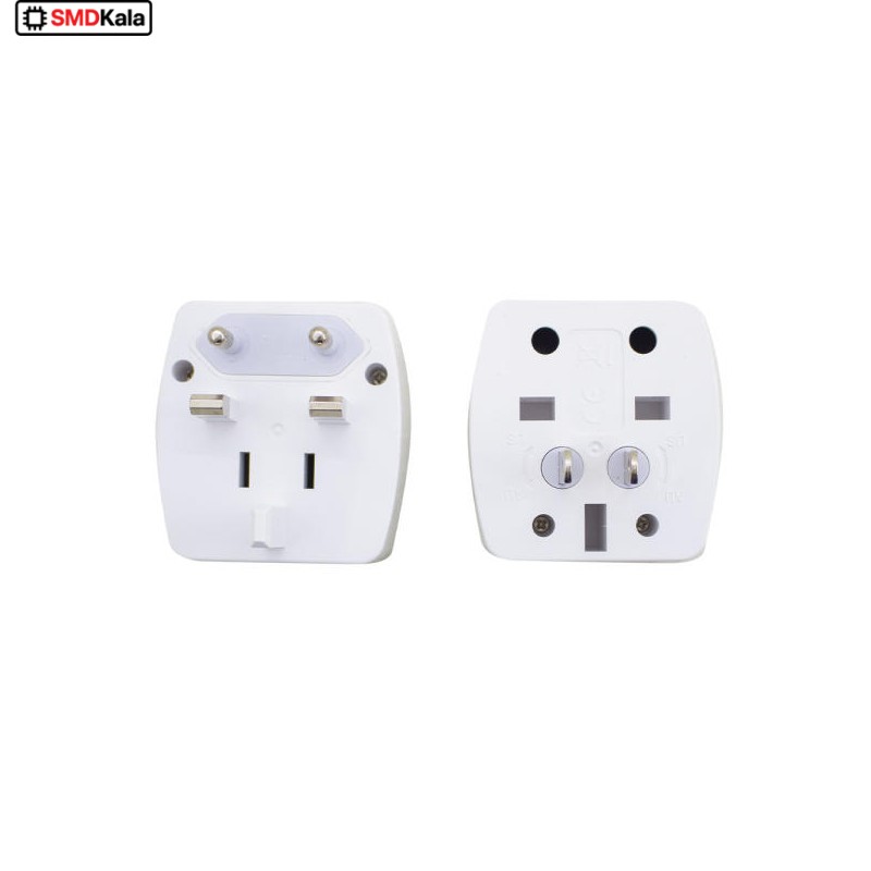 دوشاخه تبدیل سه به دو یونیورسال KINGSTAR مدل KW160