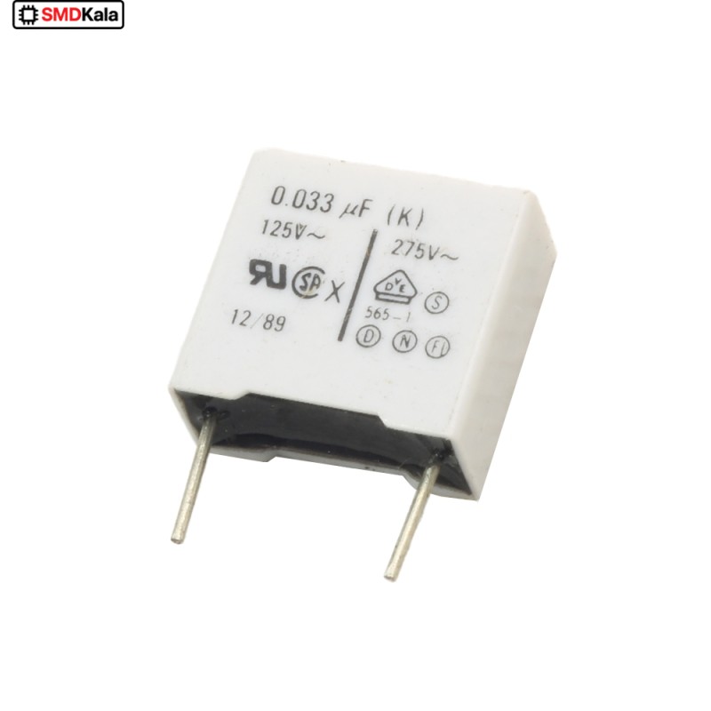 خازن 33nF / 275V MKP کلاس X2 مخصوص فیلترهای EMI مارک TEAPO