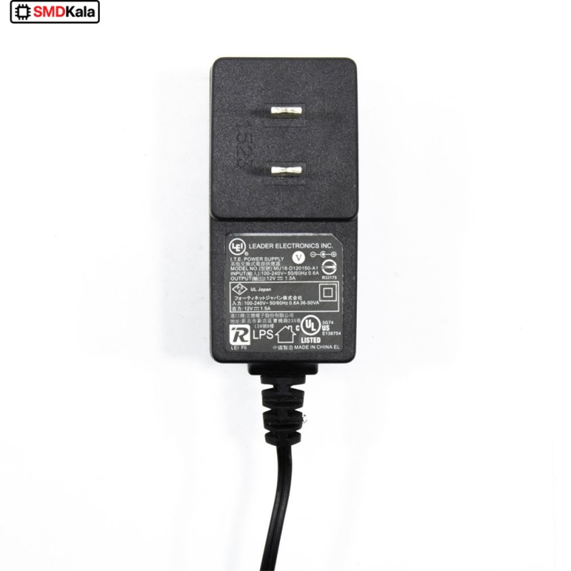 آداپتور 12 ولت 1.5 آمپر دیواری 12V-1.5A مارک LEI