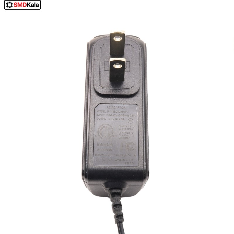 آداپتور 5 ولت 2.5 آمپر دیواری 5V-2.5A سرفیش سوزنی