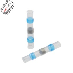 کانکتور رابط قلع تمام حرارتی آبی سایز 2.5 مدل SDR2.5 بسته100 تایی