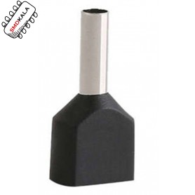وایرشو دوبل روکش دار مشکی سایز 1.5 مدل TE1508 بسته100 تایی