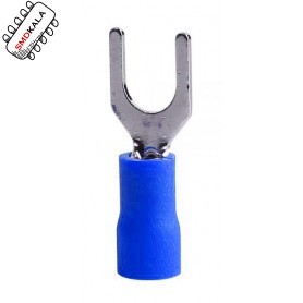 سرسیم دوشاخ روکش دار آبی مدل SV2-4 بسته100 تایی