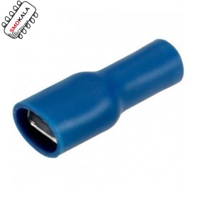 سرسیم کولری تمام روکش مادگی آبی سایز 6.3 مدل FDFD2-250 بسته100 تایی