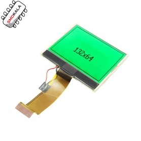 نمایشگر COG 64x132 گرافیکی بک لایت سبز مدل GS-GG1326402FFYJ/R