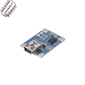 ماژول شارژر باتری لیتیومی 1 آمپر TP4056 با ورودی Mini USB