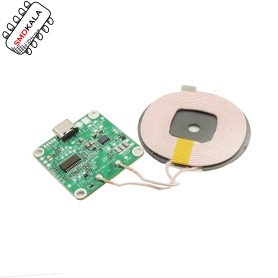 ماژول شارژر وایرلس 20W با ورودی Type-C به همراه صفحه کویل شارژ