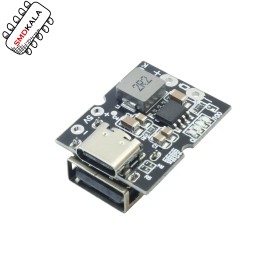 ماژول شارژ و دشارژ باتری لیتیومی 5V-2A دارای کانکتور USB Type-C مدل PBOA