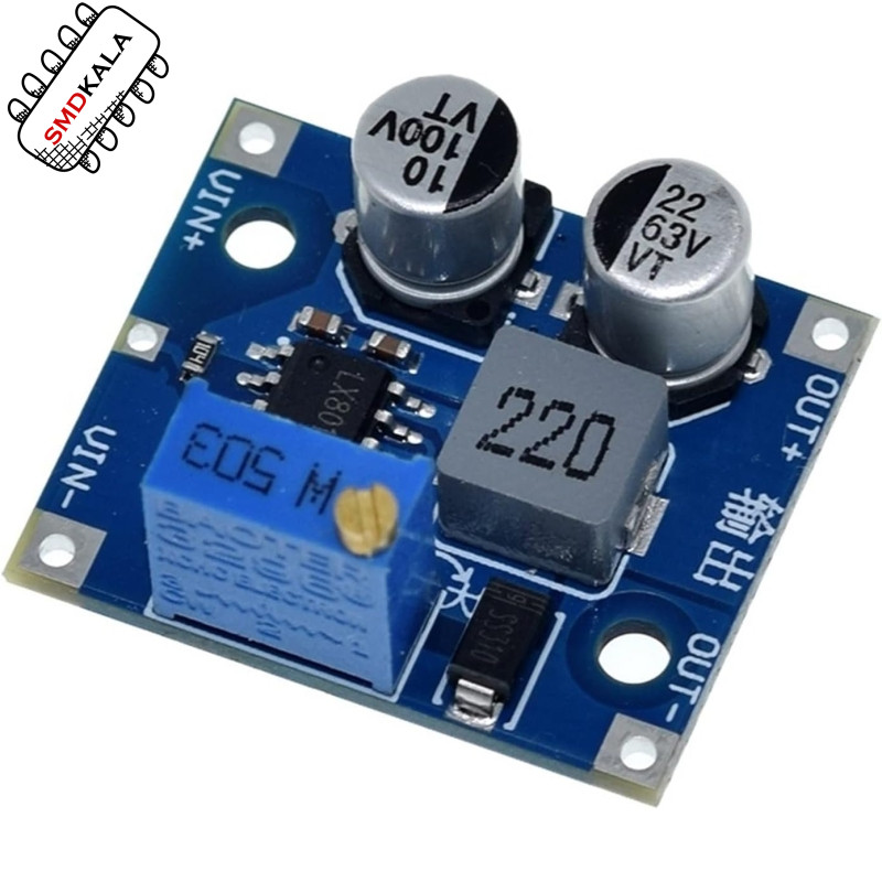 ماژول مبدل کاهنده ولتاژ DC-DC متغیر با تراشه LX8015