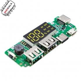 ماژول ساخت پاوربانک دارای نمایشگر H961