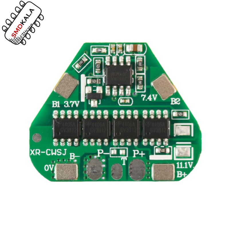 ماژول شارژ و دشارژ BMS باتری لیتیومی 3 سل 10 آمپر مدل XR-CWSJ