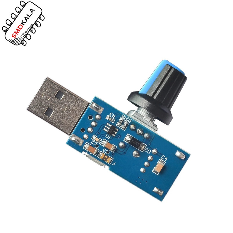 ماژول کنترل سرعت فن با ورودی و خروجی USB مدل HW-602