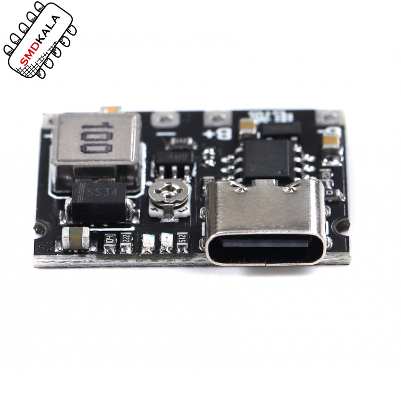 ماژول شارژر باتری لیتیومی 1 آمپر TP4056 با ورودی USB TYPE-C مدل LX-LCBST