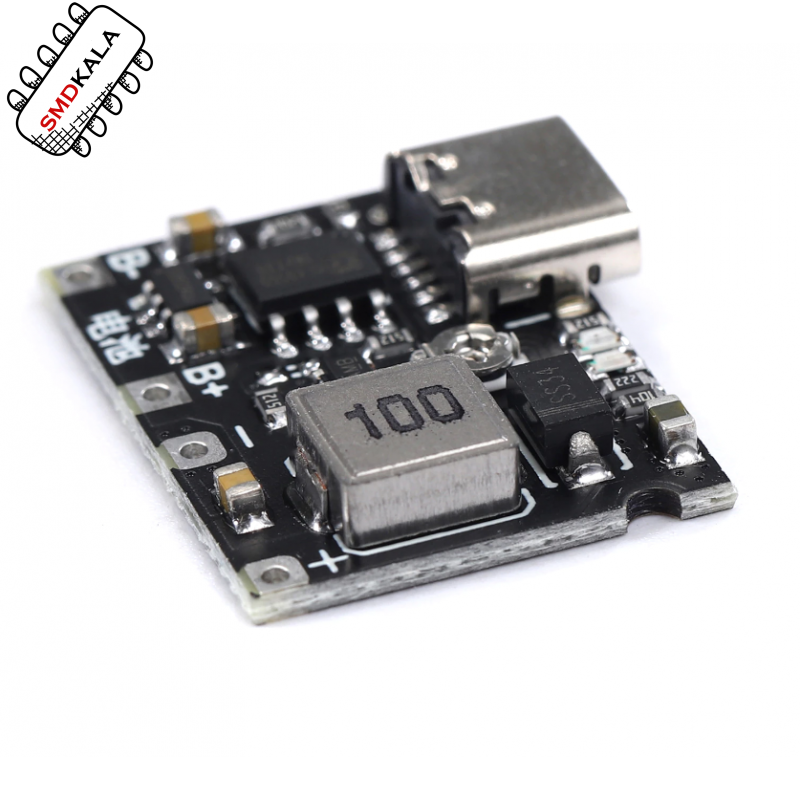 ماژول شارژر باتری لیتیومی 1 آمپر TP4056 با ورودی USB TYPE-C مدل LX-LCBST
