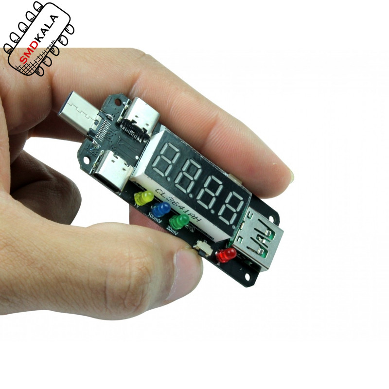 ماژول نمایشگر فست شارژ XY-WPDT با خروجی USB