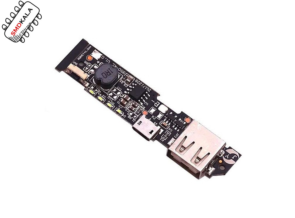 ماژول ساخت پاوربانک Fast Charge دارای خروجی 5V 2.1A USB