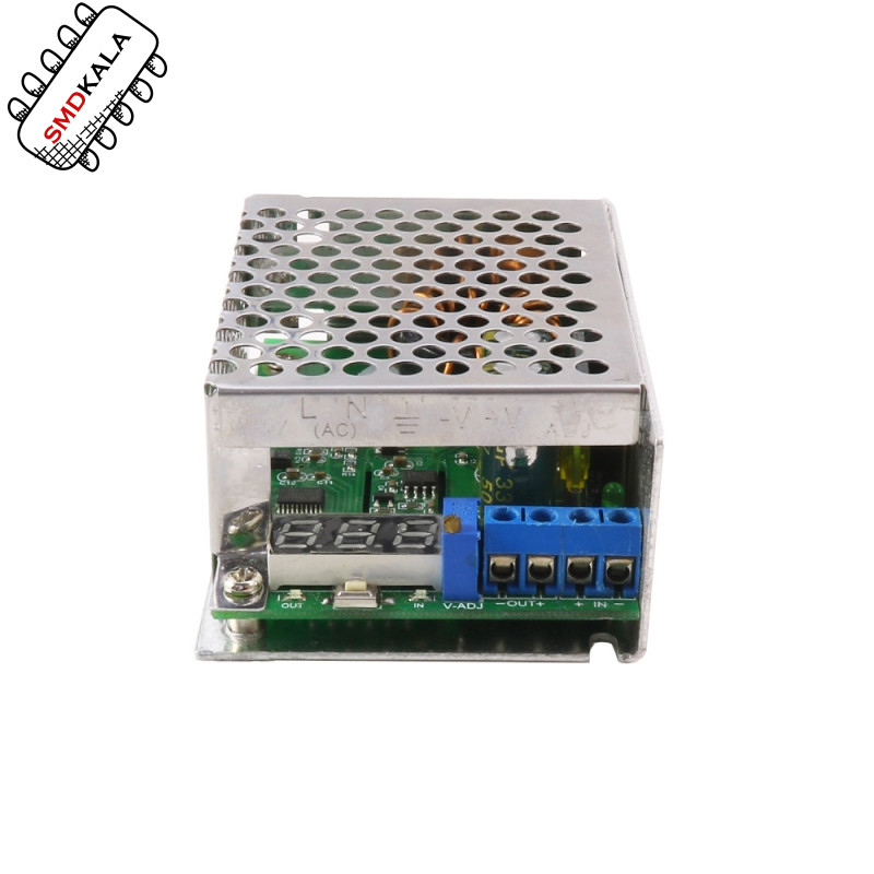 ماژول DC-DC افزاینده 8 آمپر 150W با نمایشگر ولتاژ